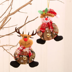 Nuevos adornos de campanas navideñas, adornos colgantes de Navidad, pequeñas decoraciones de tela, adornos para árboles de Navidad, pequeños regalos - Product Image 2