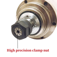 Moteur de broche à onduleur 380V 3.0kW ER20, diamètre 100mm, neuf, pour perçage CNC, divers kits de broches CNC GDZ-100-3.0