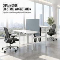 Tables de bureau modernes en MDF à hauteur réglable électriquement, avec mémoire intelligente, postes de travail mobiles pour bureaux et immeubles de bureaux
