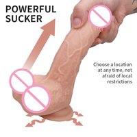 Pénis artificiel en PVC pour la masturbation des femmes avec une forte ventouse jouet sexuel réaliste énorme gode
