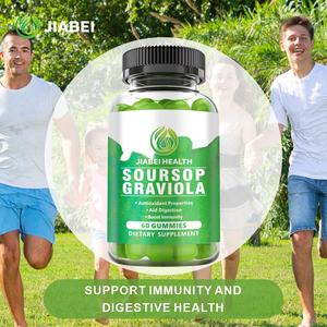Jiabei Fábrica Personalizada OEM/ODM Graviola Graviola Gummy Imune Immune Boosting Herb Extratos para Adultos - Product Image 1