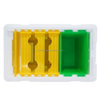 Mini ruche en mousse de polystyrène, kit de démarrage d'apiculture en plastique, boîte d'accouplement pour abeilles