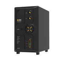 Casing komputer Gaming ALSEYE Ram 2.0 menara sedang kabinet PC mikro ATX ITX dengan Panel kaca Tempered