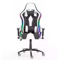 Chaise de jeu pivotante réglable de haute qualité pour salle de jeu, inclinable et relevable, avec LED, vente en gros