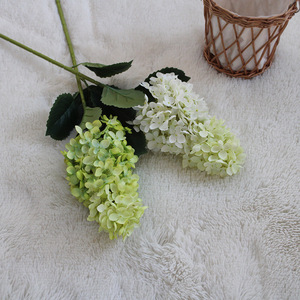 Fleur artificielle en forme de cône, hortensia, matériau de décoration douce pour salle de mariage, fleur fraîche simple, pagode florale, présentation en magasin - Product Image 1