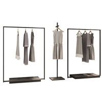 Présentoirs muraux de haute qualité pour sous-vêtements et vêtements pour magasin et magasin de vêtements en gros