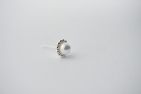 LT-341 S925 Sterling Silber Perlen ohrringe Vielseitige feine Stud Design Frauen koreanische Blume für Hochzeit und Verlobung