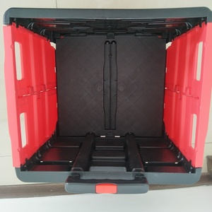 พลาสติกน้ำหนักเบาพับได้ช็อปปิ้งรถเข็นรถเข็น & รถเข็นพับลังล้อส่วนบุคคลซูเปอร์มาร์เก็ตโดยใช้ - Product Image 4