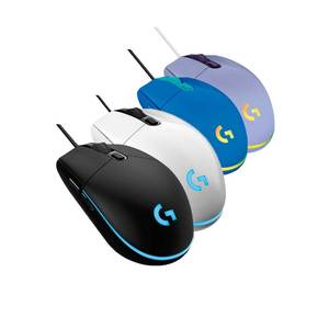 Souris de jeu Logitech <span class=keywords><strong>G102</strong></span> LIGHTSYNC RGB à 6 boutons d'origine d'usine, souris optique filaire <span class=keywords><strong>G203</strong></span> - Product Image 1