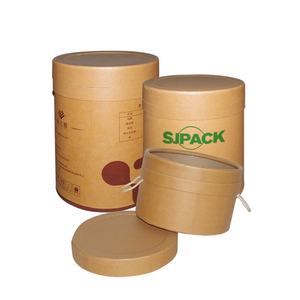 กล่องกระดาษคราฟท์บรรจุภัณฑ์ยาเคมีขนาดเส้นผ่านศูนย์กลาง 36 ซม. พร้อมฝาปิด - Product Image 1