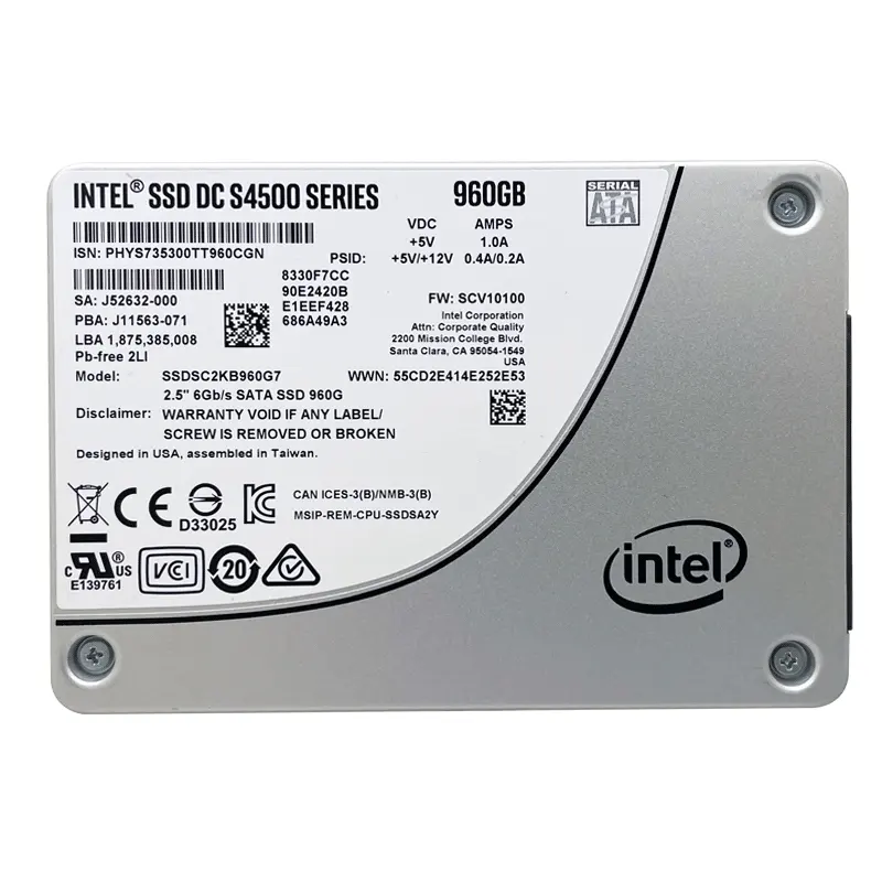 Hot Sale Server SSD S4150 2.5in SATA 960 GB SSD -Gehäuse NVME