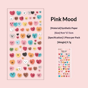 Adesivi Yu Xian Mouth Substitute per decorazioni fai da te, morbidi, divertenti, con motivi carini, senza emozioni, per diari e scrapbooking - Product Image 6