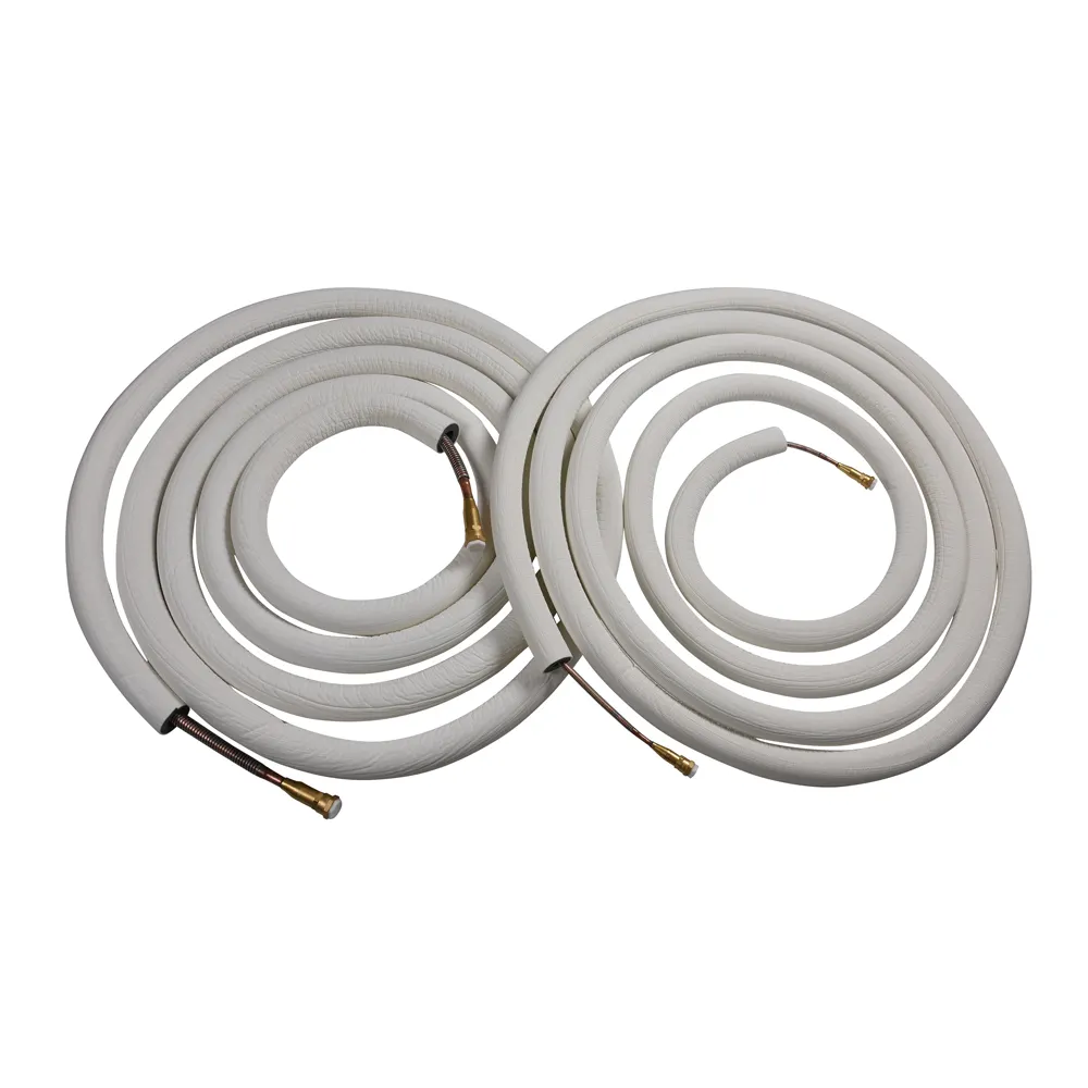 Air conditioner insulation split lineset connecting refrigerant pvc foam insulated ac copper pipe pair coil kit