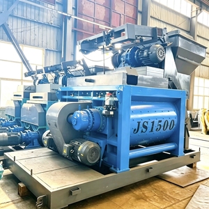 Pompa Miscelatrice per Calcestruzzo a Ciclo Rapido JS1500, Doppio Albero, Controllata da PLC, Elettrica, 1.5m3, a Miscelazione Forzata per Ingegneria Civile - Product Image 6