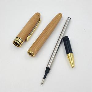 Экологически чистая деревянная бамбуковая шариковая ручка с пользовательской печатью логотипа промо-ручка - Product Image 6