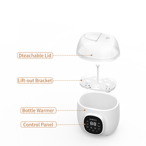 Multi-function CE BPA Free 200W Baby <b>Food</b> Processor Double Bottle <b>Electric</b> Baby Milk Bottle <b>Warmer</b> with LCD - Product Image 5