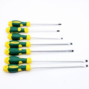 <b>Screwdriver</b> <b>Set</b> Phillips And Flathead Chrome Vanadium Steel Magnetic Industrial Grade Anti Slip Handle - Product Image 1