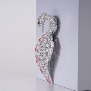 Elegant Marquise Lab Grown Diamond Brooch and <b>Pendant</b> in 14K <b>Solid</b> <b>Gold</b> for Women Convertible Jewelry with Timeless Beauty - Product Image 3