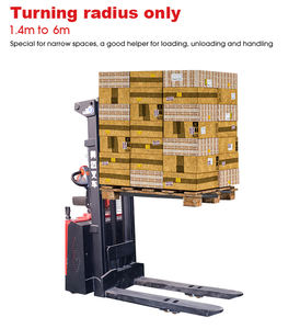 Spedizione Gratuita Stoccatore Elettrico da 1,5 Tonnellate, Stoccatore Retrattile Elettrico da 2 Tonnellate 2000 kg, Carrello Elevatore Elettrico Multiuso da 1,5 Tonnellate - Product Image 5