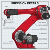 Robot de soudage MIG à 6 axes de haute précision ±0,05 mm, cobot de soudage de tuyaux BORUNTE 2110A, automatisation de soudage industrielle pour usine