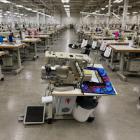 Machine à coudre industrielle pour usine de confection, modèle RN9300-TQ, équipement de ourlage pour chemises en tricot, machine à coudre industrielle 3 fils et 5 fils.