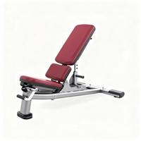 Banc de fitness robuste réglable équipement d'exercice multi-réglage musculation cadre en acier au carbone à usage commercial unisexe