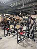 ST-6008 Máquina de remo y dominadas con carga de placas de alta calidad para gimnasios comerciales, entrenamiento de fuerza