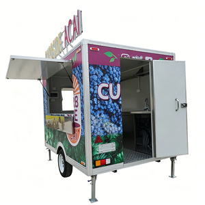 Chariot de restauration mobile DOT CE Tailor BBQ avec châssis galvanisé, entièrement équipé pour la cuisson de viande, idéal pour la vente de fast-food et les concessionnaires de rue. - Product Image 3