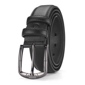 2026 pabrik diproduksi sabuk gesper Pin logam campuran grosir sabuk kulit PU kustom pria - Product Image 4