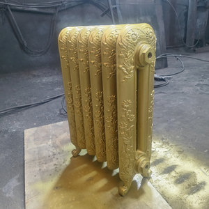 <span class=keywords><strong>Radiateur</strong></span> en <span class=keywords><strong>fonte</strong></span> à économie d'énergie pour chauffage central à eau d'hôtel, design rectangulaire <span class=keywords><strong>moderne</strong></span>, peinture dorée, fixation murale - Product Image 1