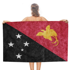 2025 gran oferta productos de verano Bandera de Guinea fútbol deportes Fitness gimnasio toalla piscina Toalla de playa - Product Image 1