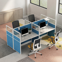 Nuova Postazione di Lavoro per Call Center con Tavolo Rotondo e Cubicolo