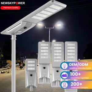 Yüksek Kapasiteli Bataryalı Entegre Güneş Enerjili Sokak Lambası Endüstriyel LED 30W 40W 60W 80W 100W 120W MPPT Kontrol Cihazı Kamu Yolları İçin - Product Image 1