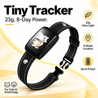 Localisateur GPS intelligent 4G pour animaux de compagnie (chats et chiens), compatible CE, FCC, RoHS, OEM, ODM, pour le suivi en extérieur, jusqu'à 8 jours d'autonomie, étanche IP65