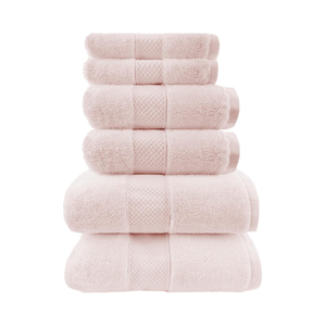 Set di asciugamani da <span class=keywords><strong>bagno</strong></span> di lusso rosa chiaro (rosa petalo) cotone egiziano rapido asciutto morbido assorbente <span class=keywords><strong>bagno</strong></span> turco - Product Image 1