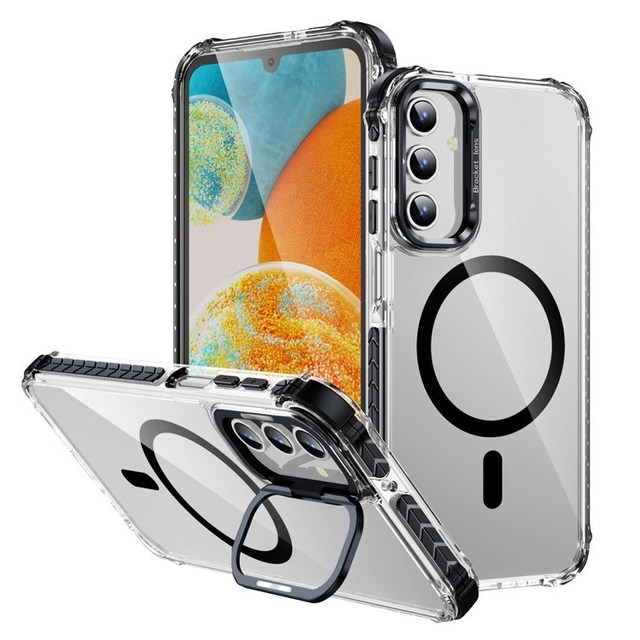 Phone Case with Lens Kickstand Drop Proof Phone Cover for Samsung Galaxy A15 4G / 5G
