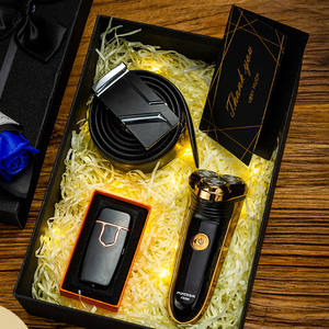 Ensemble de cadeaux pour homme, avec écran de la température, vide, portefeuille, ceinture et rasoir Rose et électrique, 80 ml, T065 - Product Image 3