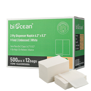 Serviettes <span class=keywords><strong>en</strong></span> <span class=keywords><strong>papier</strong></span> absorbantes jetables blanches pour un usage quotidien pour les dîners Noël Saint-Valentin Événements de Pâques - Product Image 1
