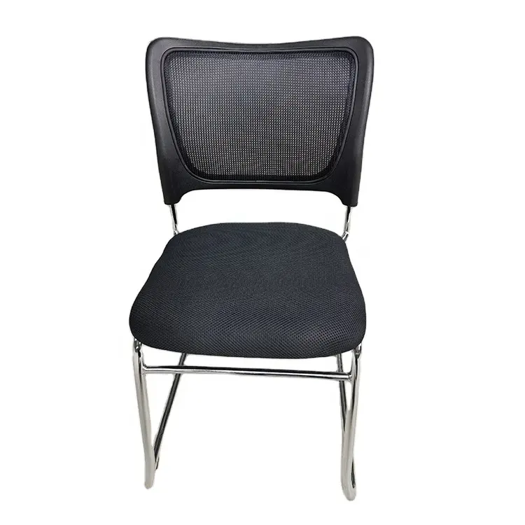 Unique backrest design set comfortable high density sponge inside office chair breathable and durable meeting chair mesh back