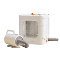 Séchoir automatique intelligent et silencieux pour animaux de compagnie (chiens et chats) – Boîte de séchage pour poils d'animaux