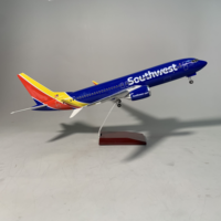 Vente En Gros Personnalisable Qantas Boeing 737-800 Modèle D'avion à L'échelle 1/85 avec lumières LED, train d'atterrissage et s