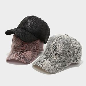 Nouvelle Casquette de Baseball en Cuir PU Printemps-Été 2025 pour Hommes et Femmes, Chapeau de Soleil Tendance Urbaine avec Motif Serpent, Style Sportif - Product Image 2