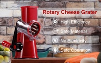 Keuken Accessoires Metalen Drum Rasp Handleiding Voedsel Groente Snijmachine Roterende Pinda Amandel Ijs Toppers Aardappel Kaas Rasp