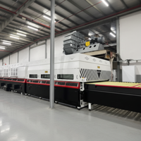 Tungku Tempering Kaca Easttec dengan Motor PLC & Gear - Hemat Energi, Ketebalan Dapat Disesuaikan 4-19mm