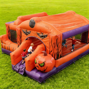 <b>Inflatable</b> Pumpkin Theme House Outdoor Toys Commercial Slide Bouncer Jumping Castle PVC Portable 3-Year Warranty <b>Inflatable</b> Boun - Product Image 1