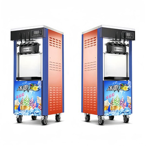 Piccola macchina per gelato artigianale con frutta congelata, colore viola, per negozio - Product Image 3