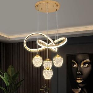 DIY <span class=keywords><strong>3</strong></span>'ü 1 Arada LED Sarkıt Avize Tavan Lambası Mağaza Bar Restoran Otel Oturma Odası Yatak Odası Yemek Odası için İç Mekan Aydınlatma - Product Image 5