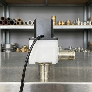 Válvula Solenoide para Grifo, Paquete de 2, Entrada de 1/2'', Salida de 1/2'', Adaptador de 3/8'', Válvula Electromagnética de Control de Agua, Repuesto para Grifo - Product Image 3
