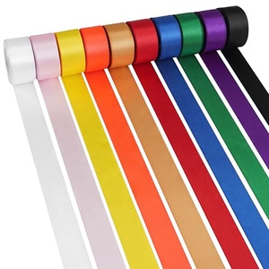 ริบบิ้นผ้าซาตินสองด้าน สีพื้น โพลีเอสเตอร์ 100% กว้าง <span class=keywords><strong>1</strong></span>.5 นิ้ว ขนาด 20 ซม. x 2 หลา รวมทั้งหมด 40 ปี ต่อแพ็คเกจ - Product Image 3