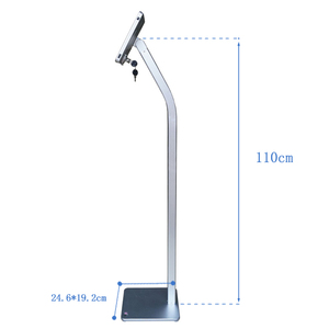 Có thể điều chỉnh tầng núi <span class=keywords><strong>Tablet</strong></span> chủ chống trộm cơ sở <span class=keywords><strong>Tablet</strong></span> Đứng khóa <span class=keywords><strong>Tablet</strong></span> núi đứng cho iPad 9.7" - Product Image 4